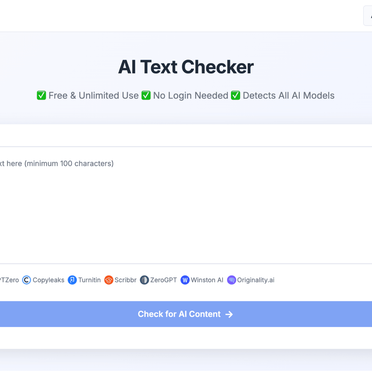 Ai text checker